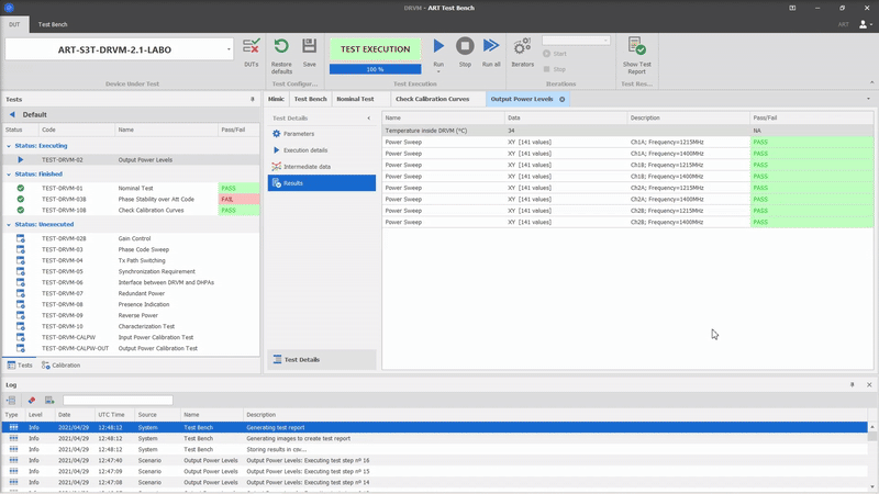 Minimize test set-up time and errors